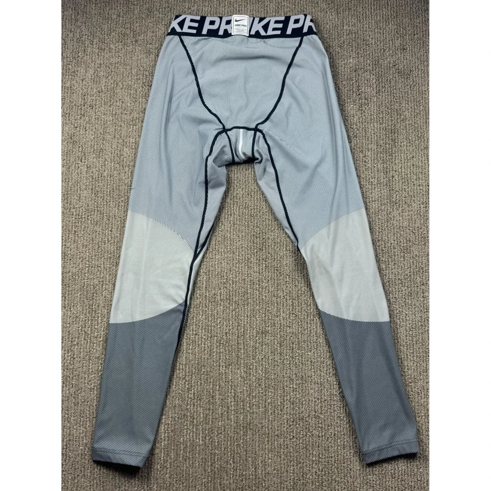 Nike Pro Mens XL Hyperwarm Lines Dri FIt Max Compression Tights